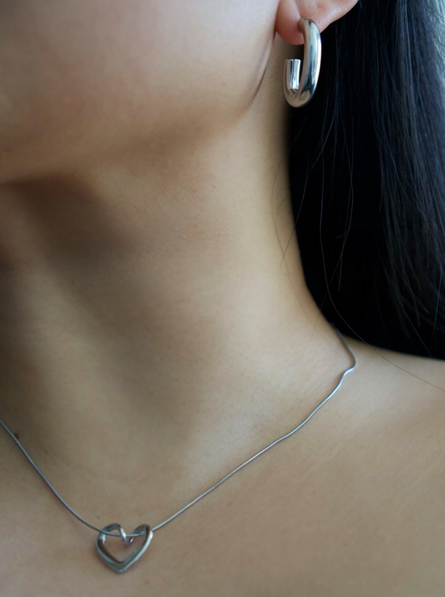 Oval Hoop Earrings