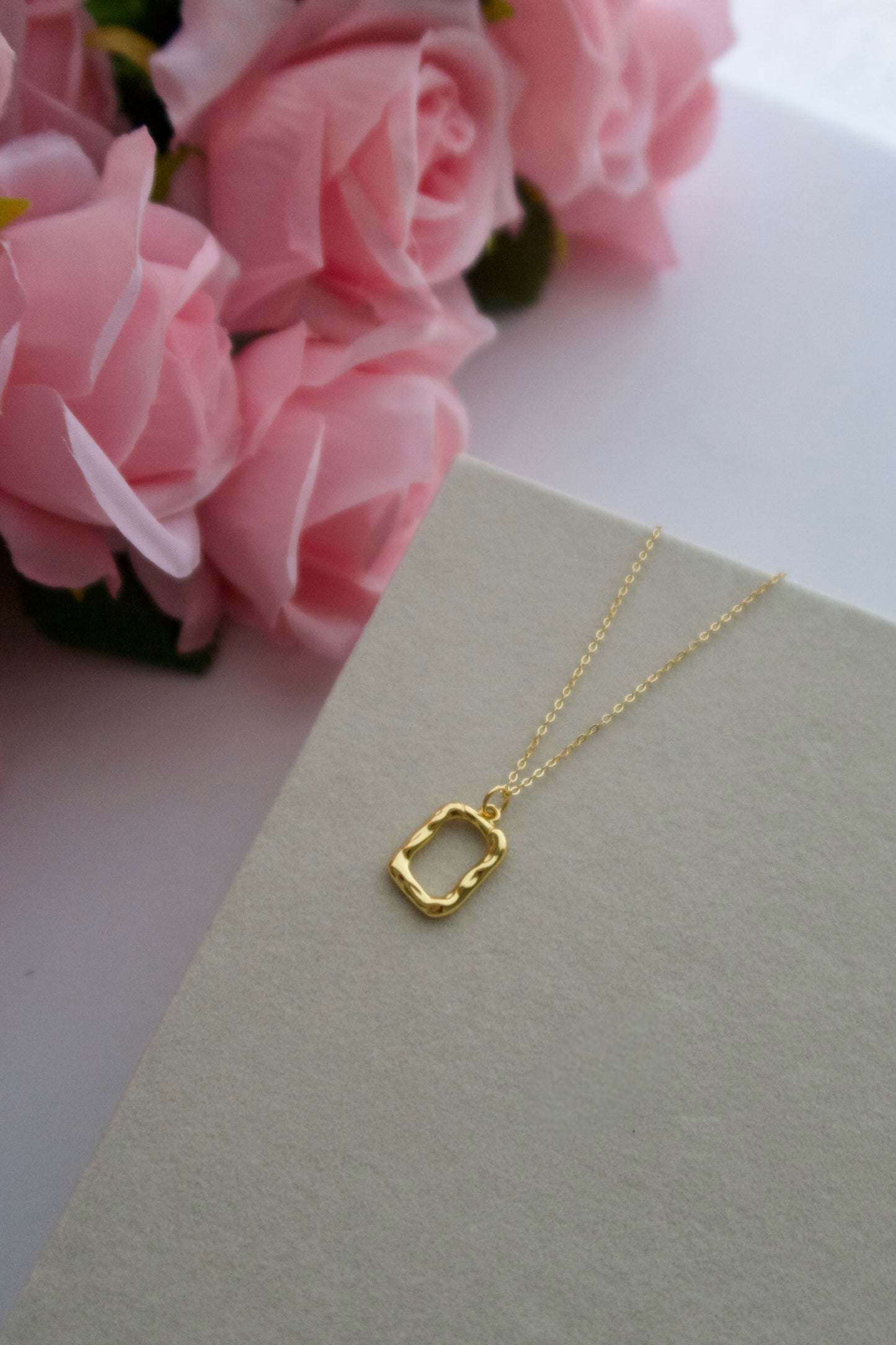Geo Toast Gold Necklace