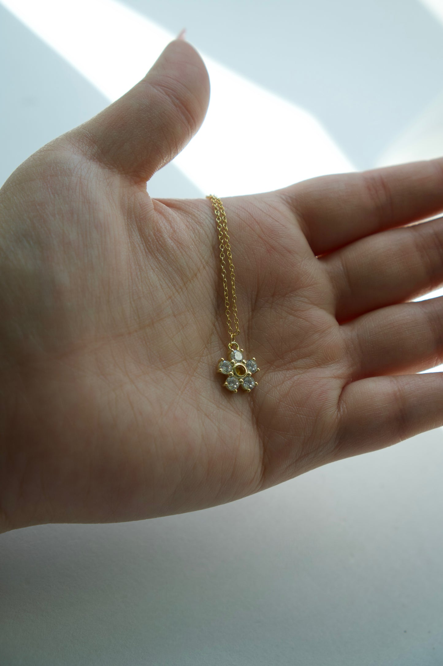 Daisy Gold Necklace