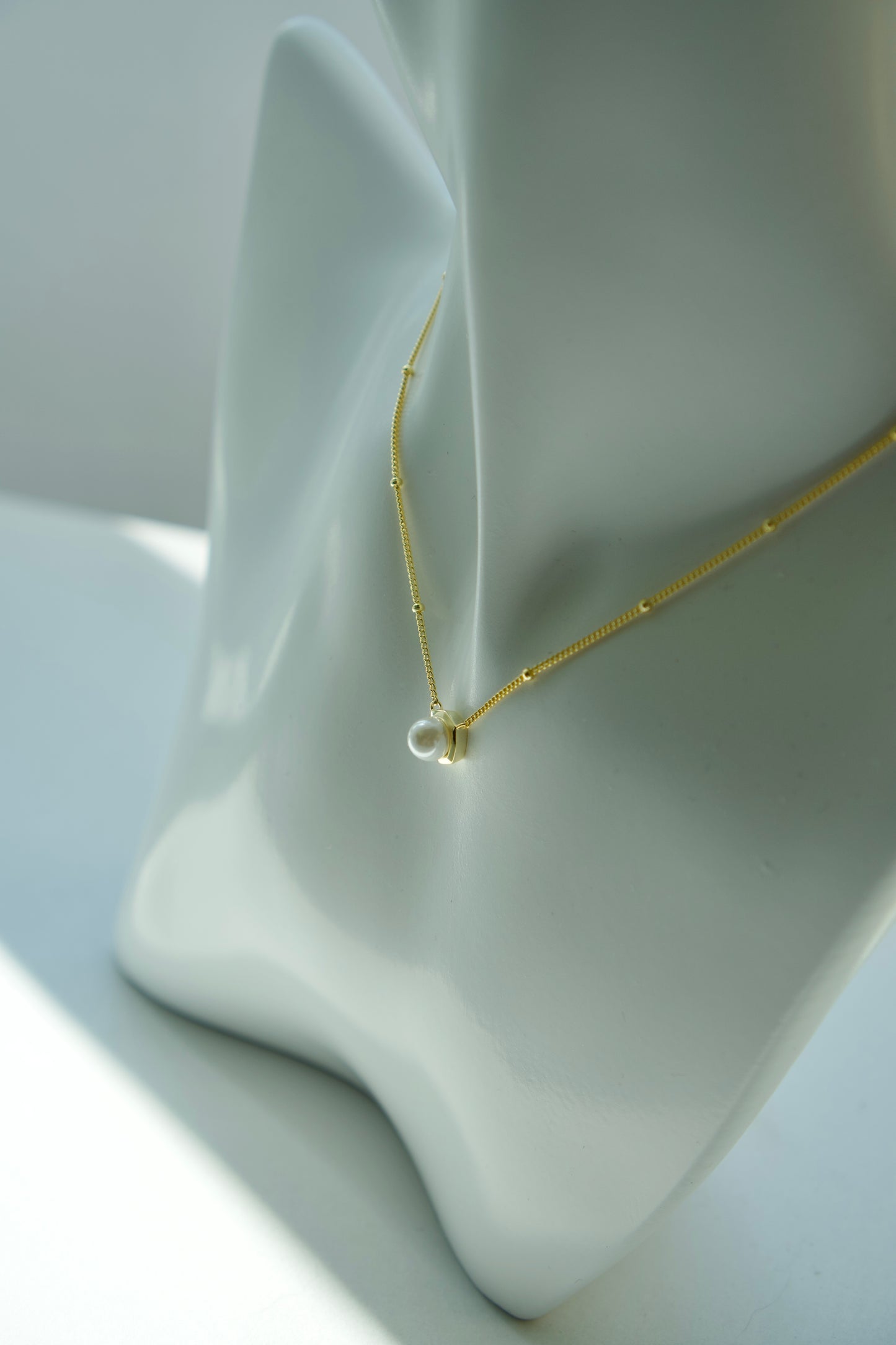 Sweet Pearl Gold Necklace
