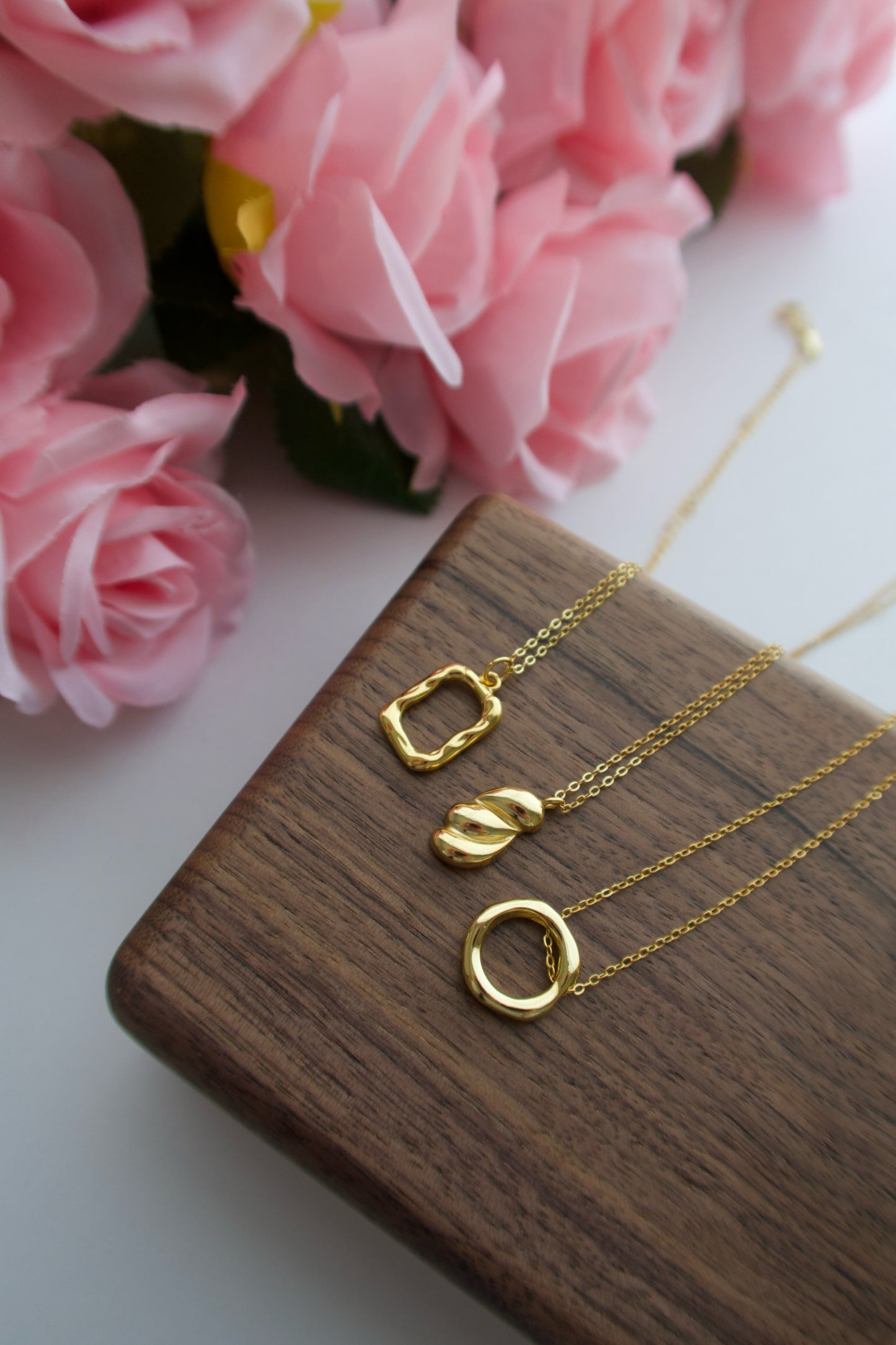 Croissant Gold Necklace