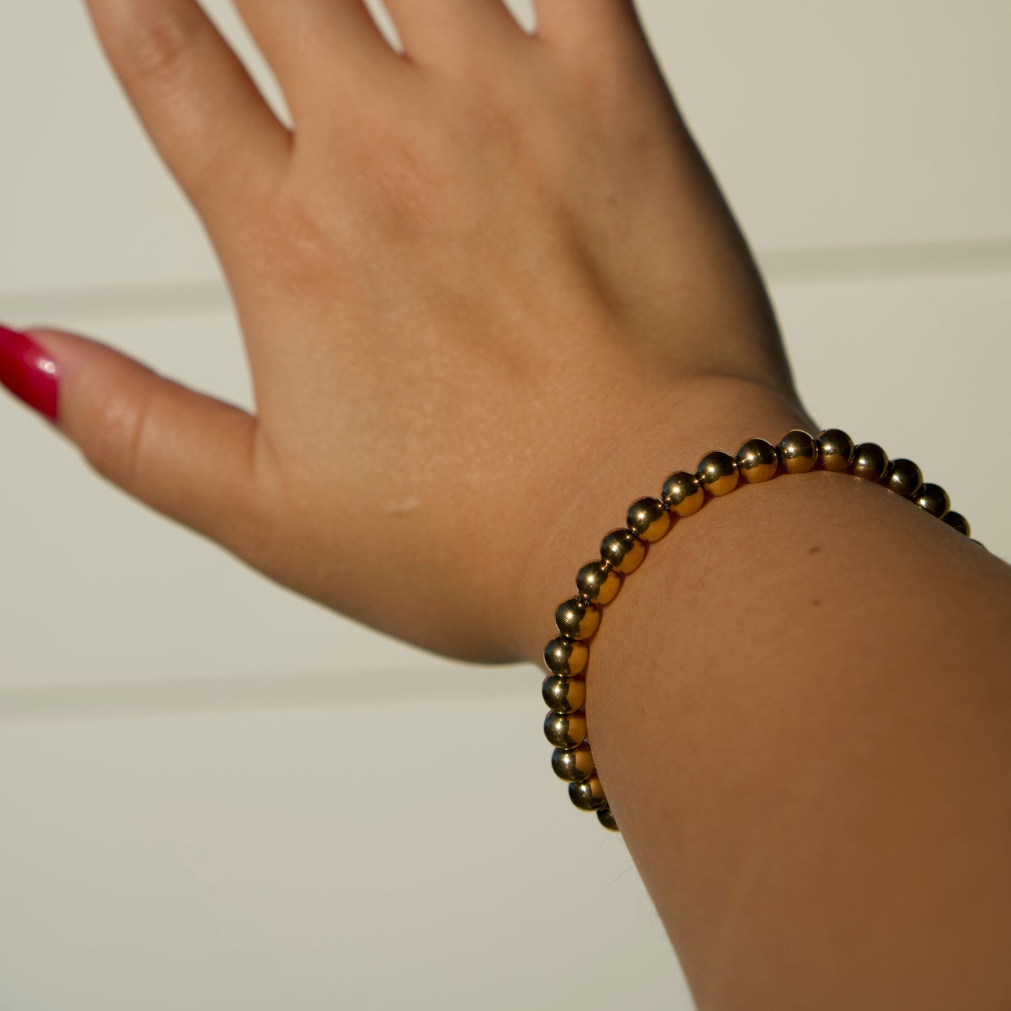 Gold Beaded Bracelet