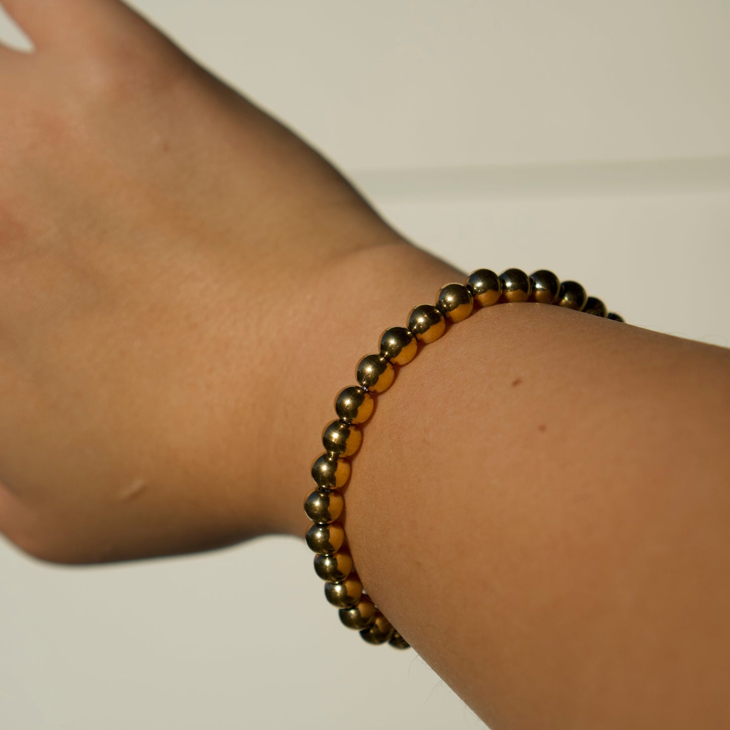 Gold Beaded Bracelet