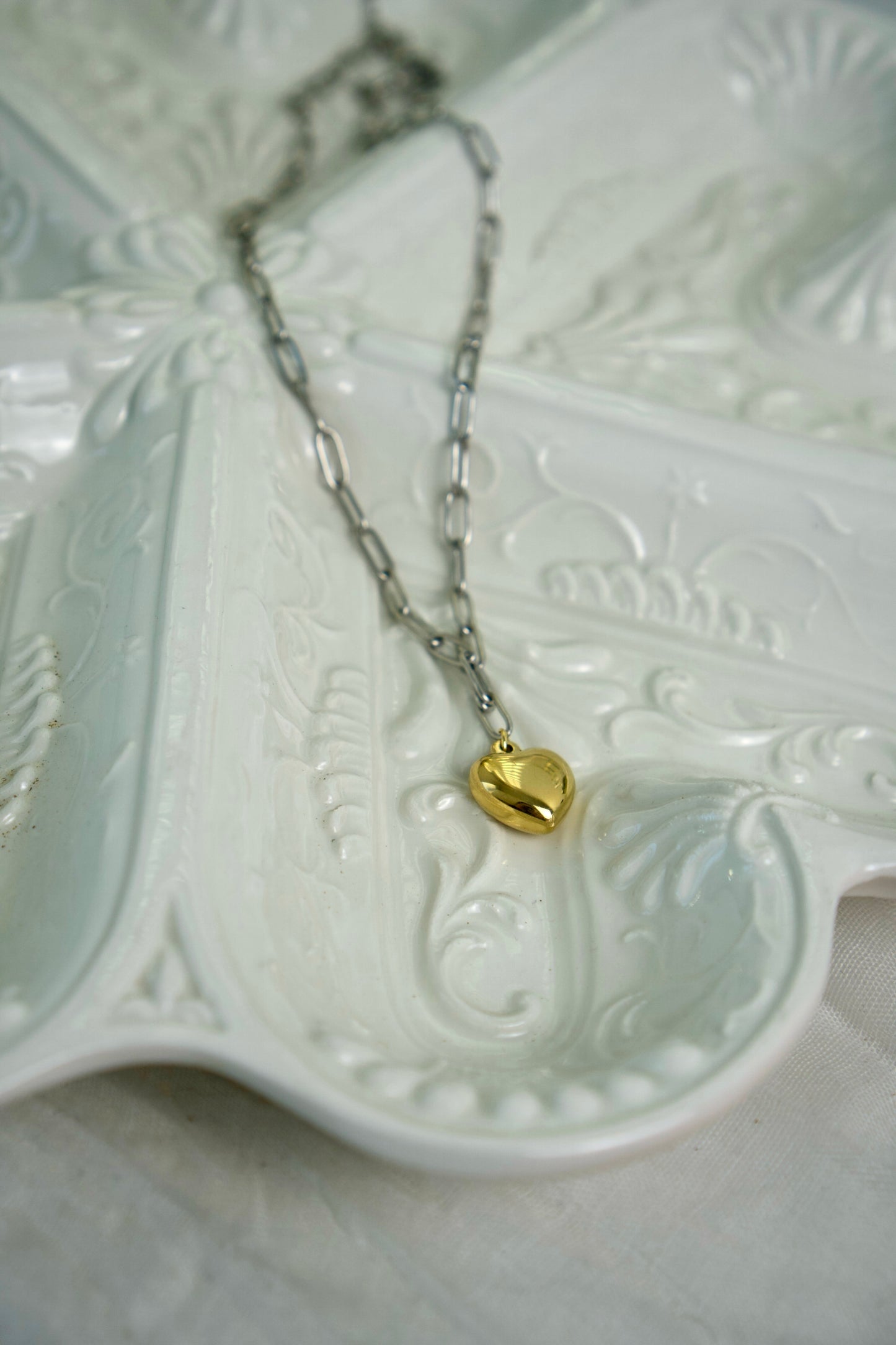 Chain Heart Necklace