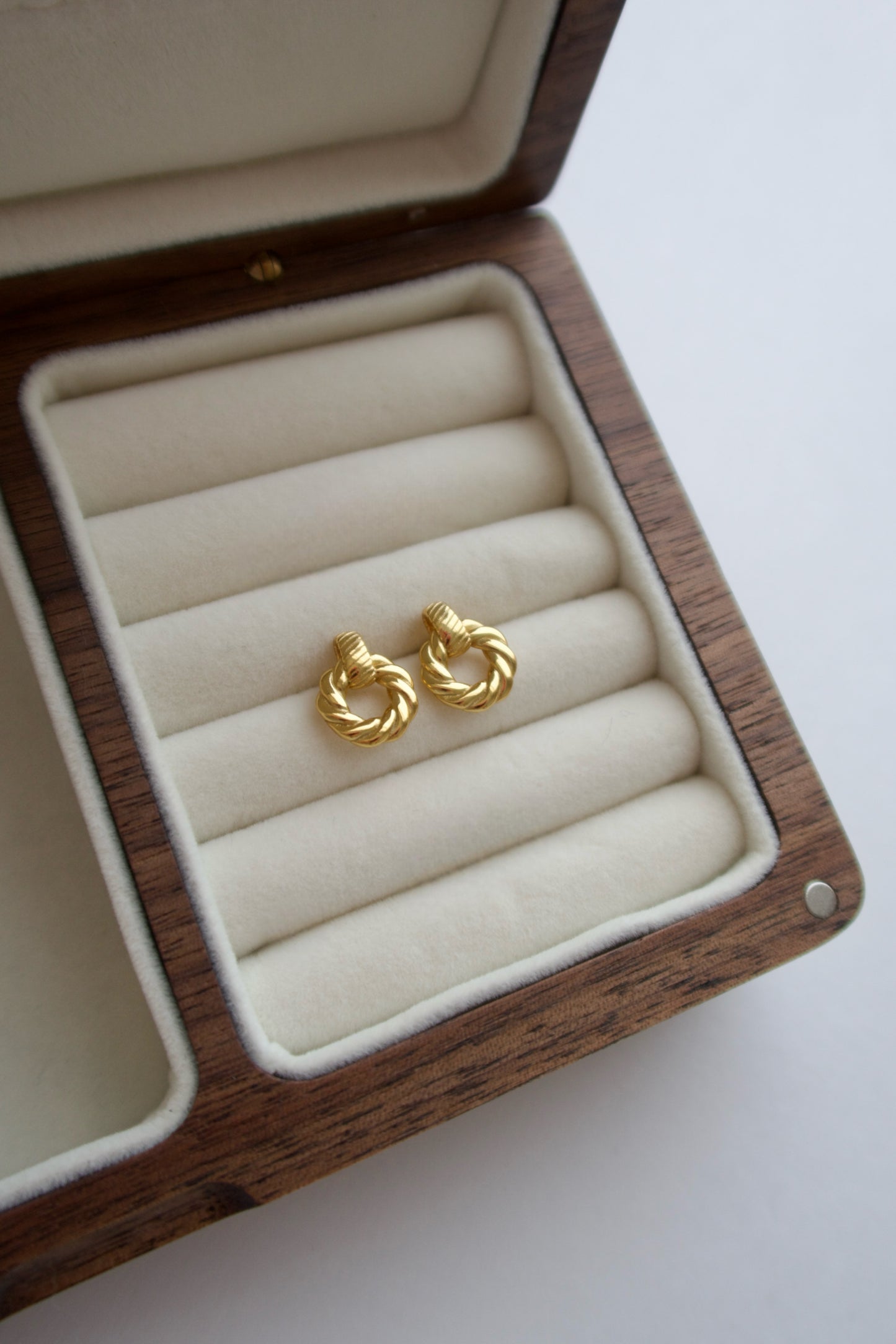 Baby Rounds Gold Earrings
