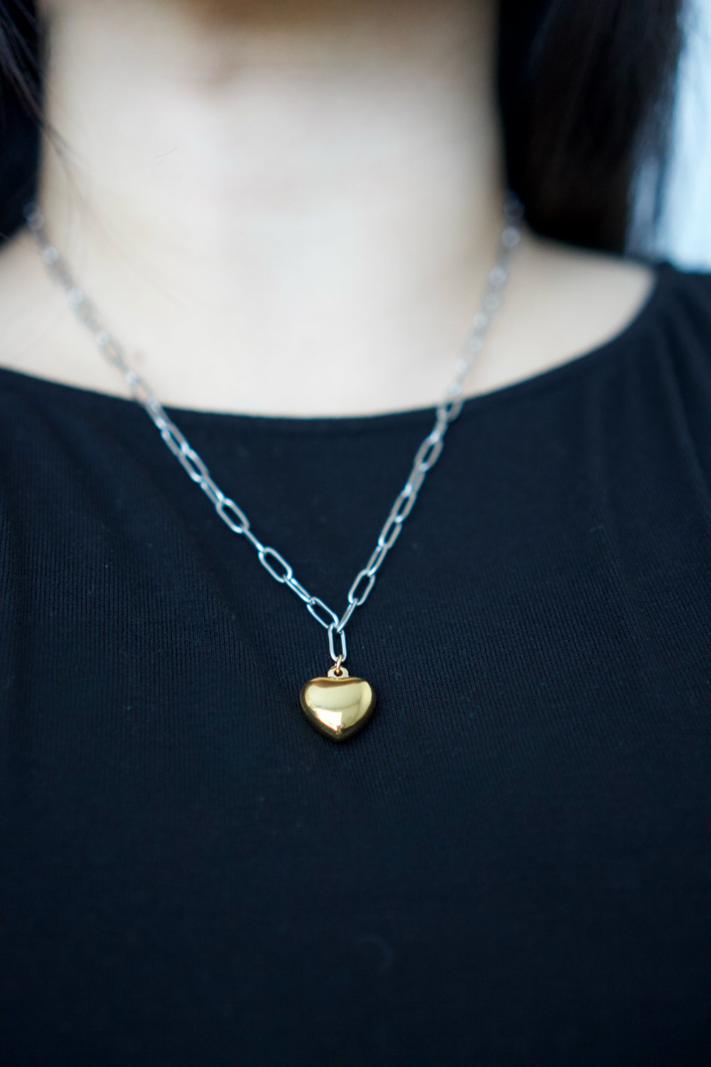 Chain Heart Necklace