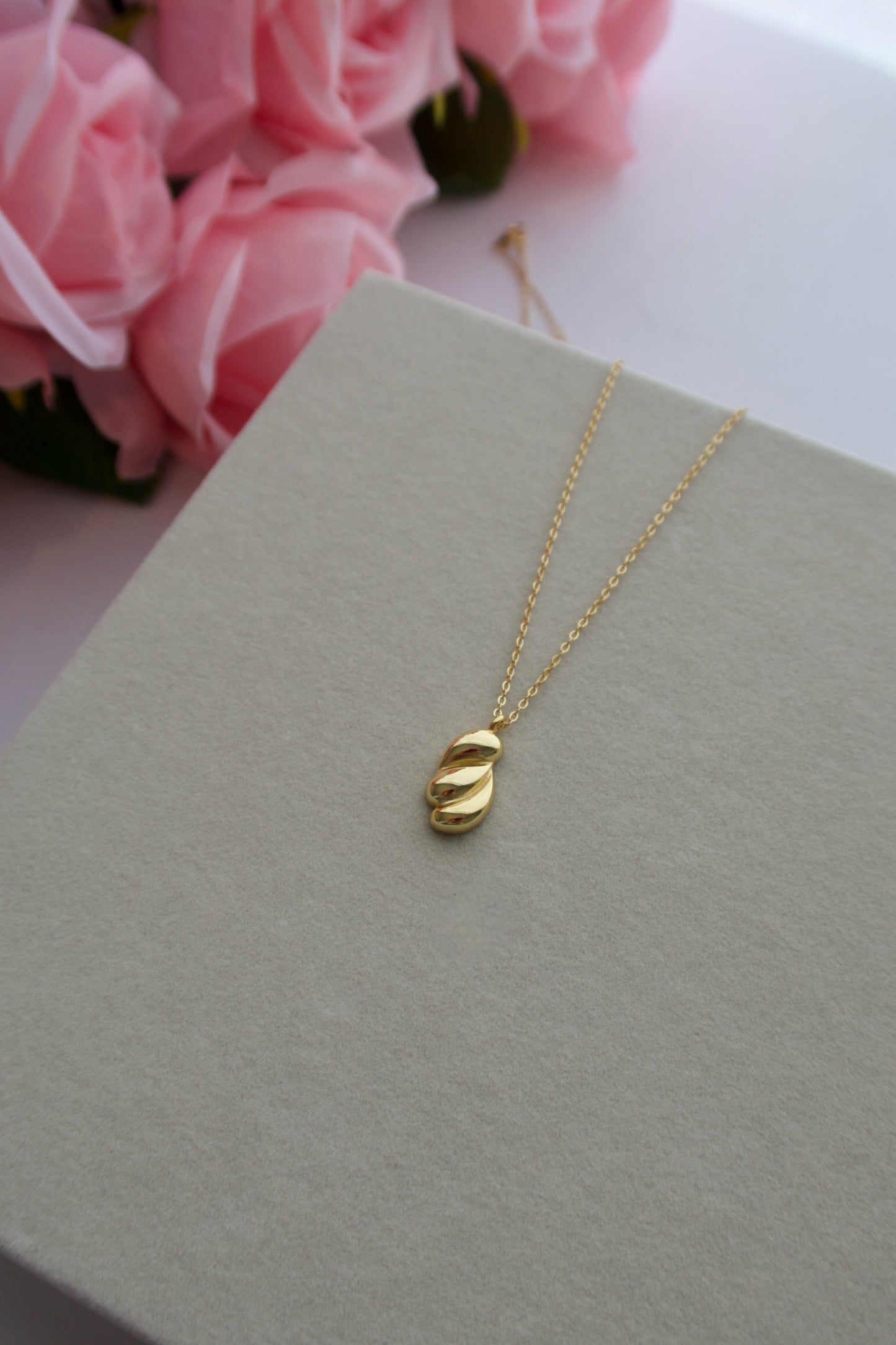 Croissant Gold Necklace