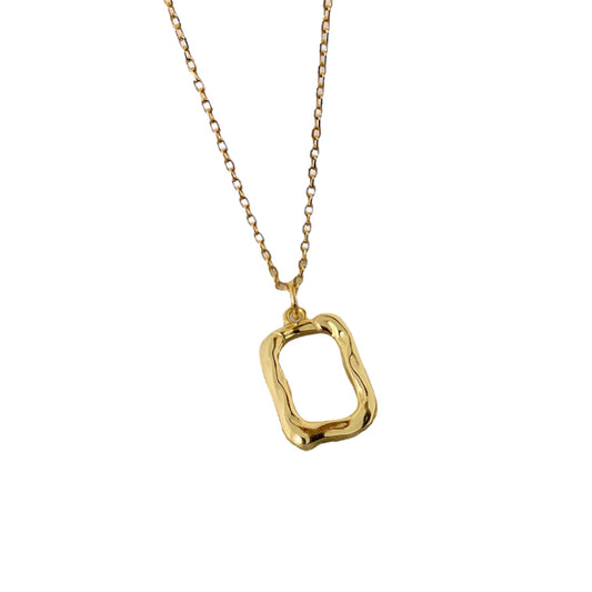 Geo Toast Gold Necklace