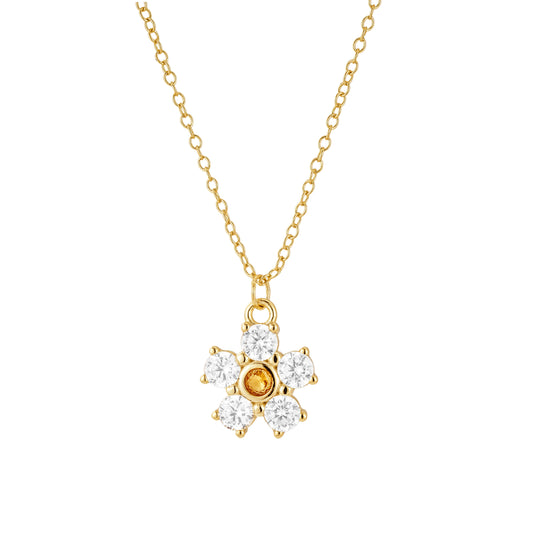 Daisy Gold Necklace