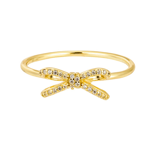 Bow Belle Gold Ring